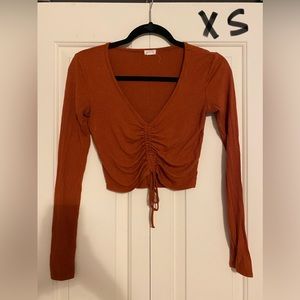 Garage long sleeve - burnt orange
